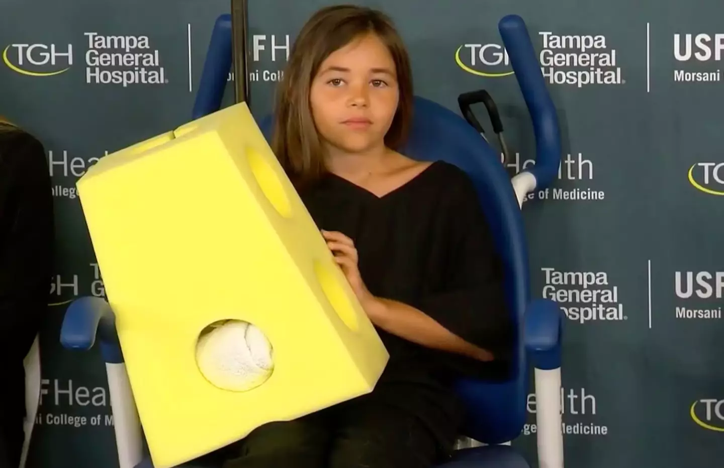 Leah was operated on at Tampa General Hospital (WZVN)