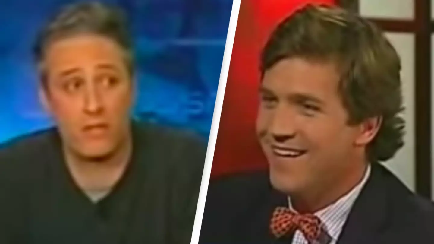 Tucker Carlson's pre-Fox News show on CNN was cancelled after he was embarrassed by Jon Stewart
