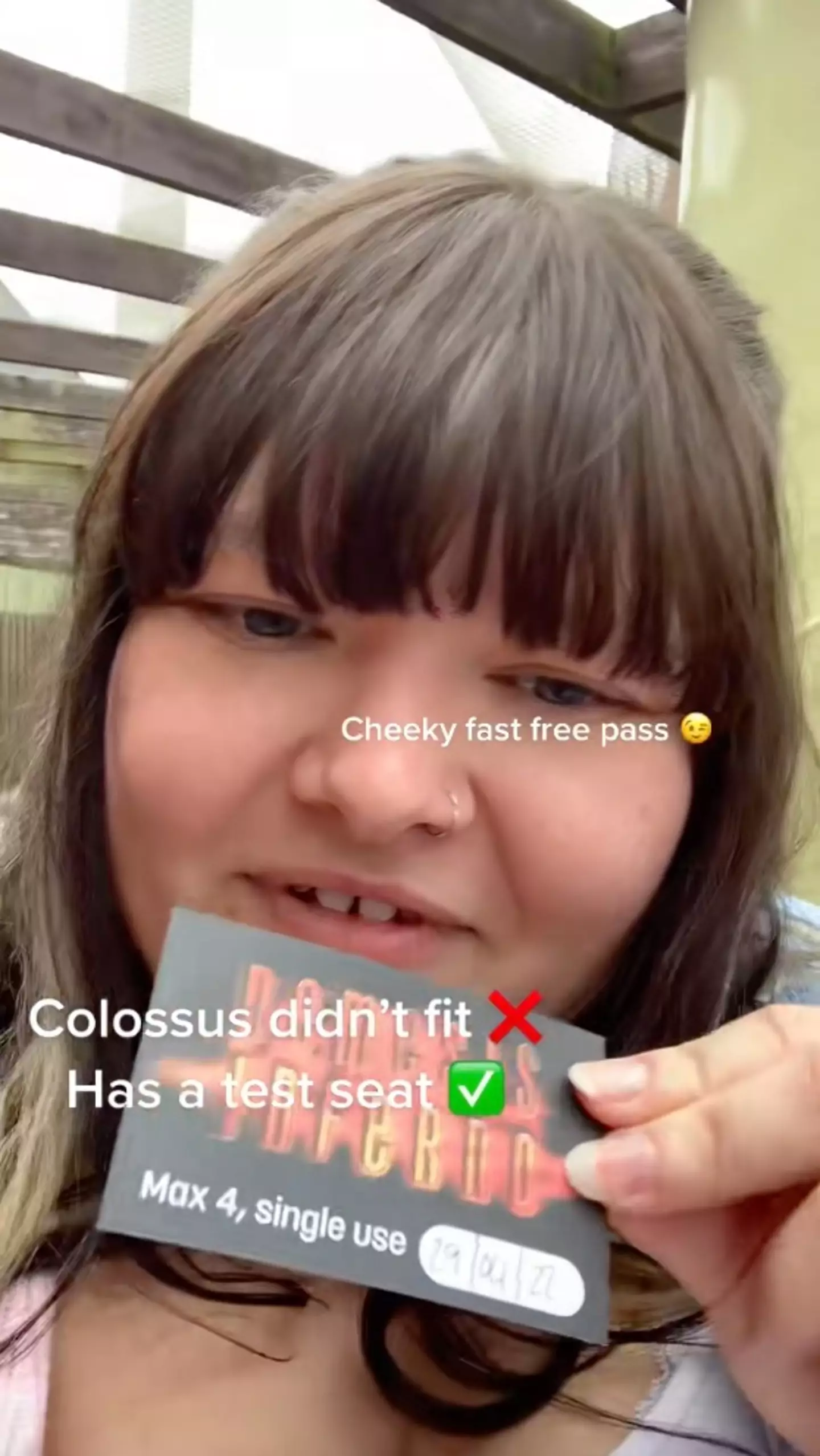 The 26-year-old said the staff were kind and discreet.