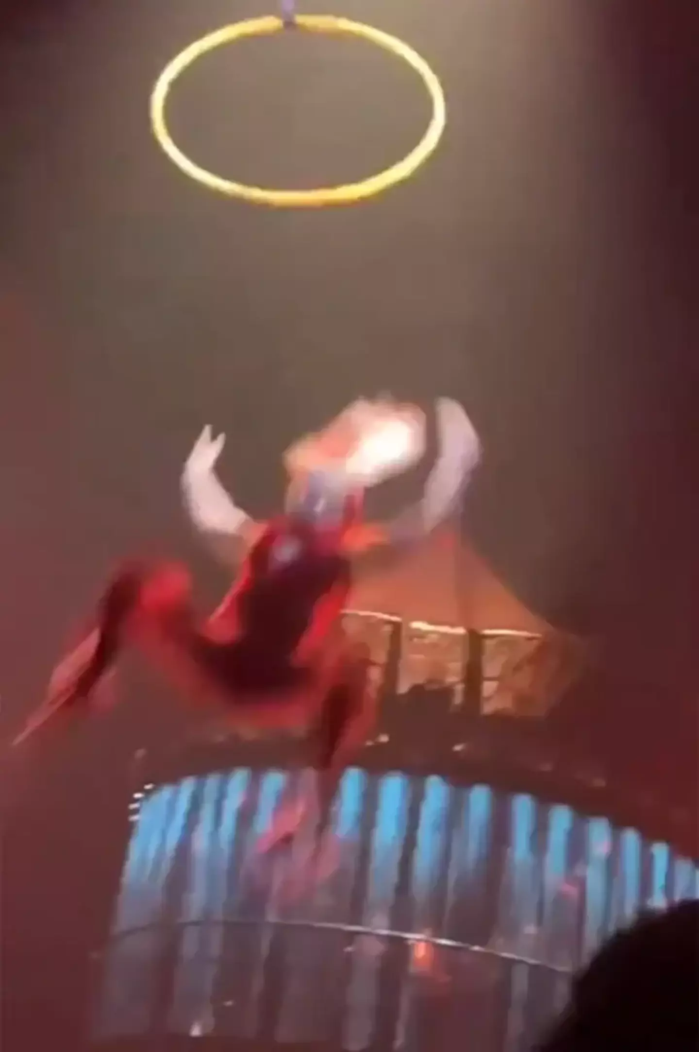 Footage captured the stomach-churning moment. (Benjamin Goldstein / KOIN)