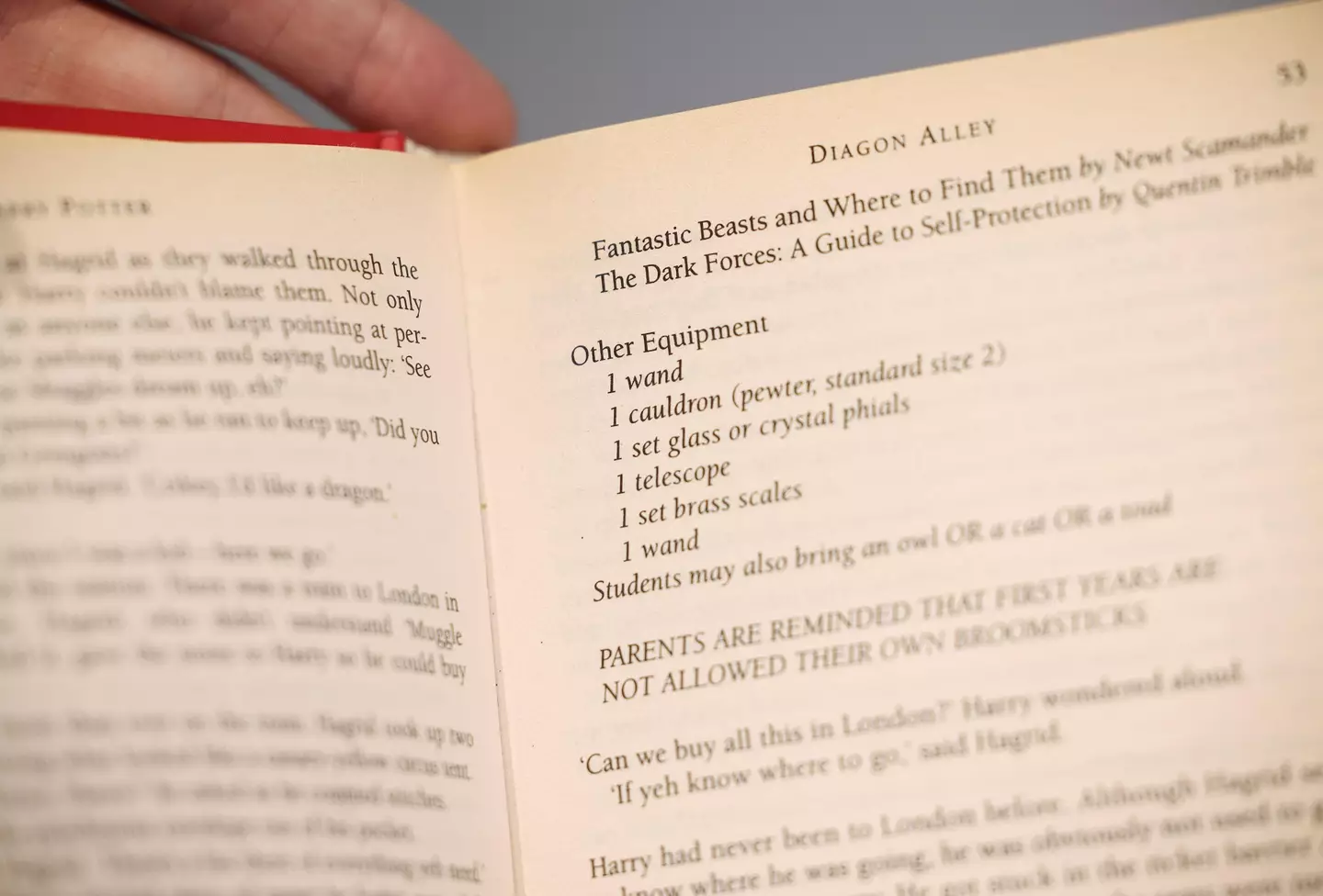 '1 wand' is repeated twice on page 53.