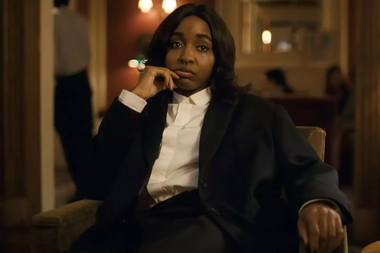 Ayo Edebiri plays Yale student Maggie in Luca Guadagnino's After the Hunt (Sony Pictures)