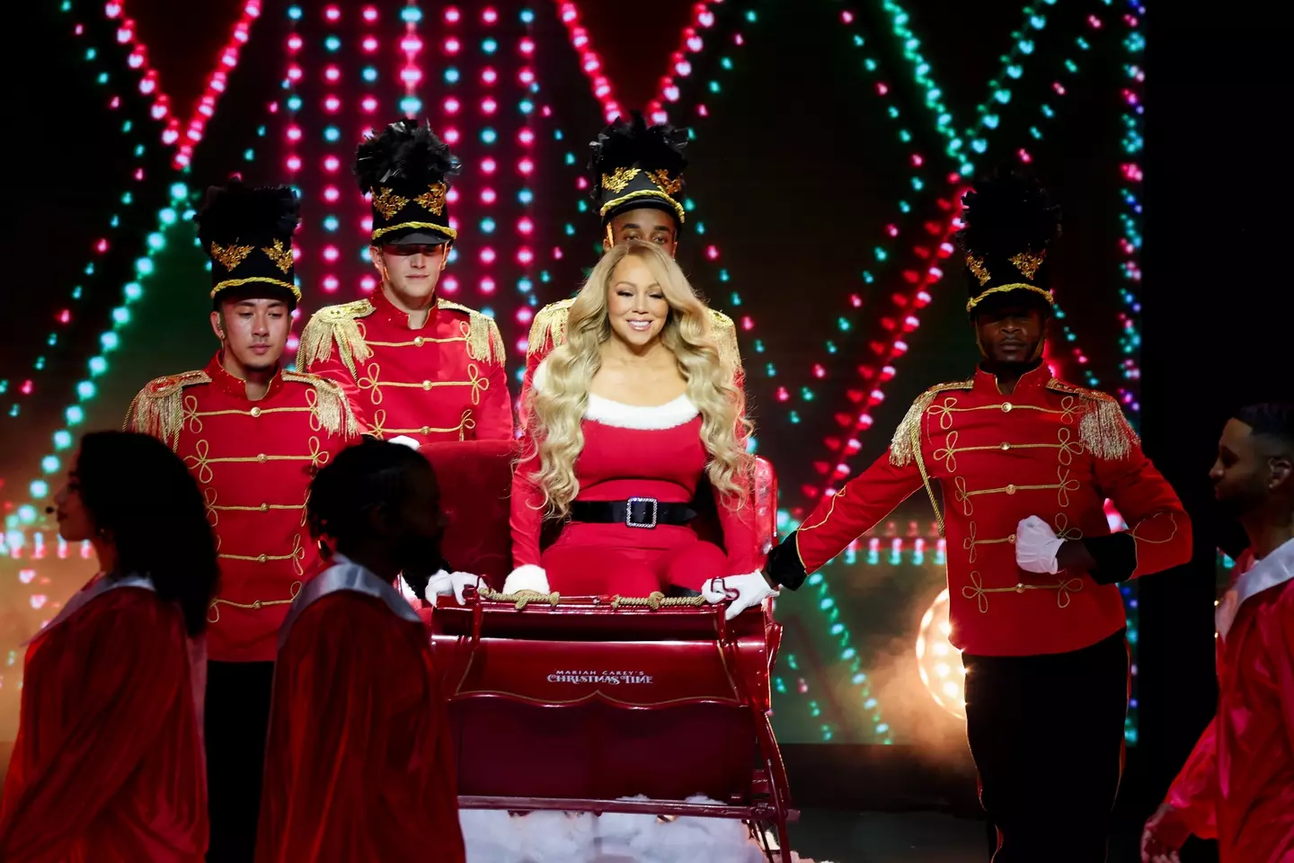 It isn't quite as much as a sleigh for Mariah being in this top charts (Kevin Mazur/Getty Images for Mariah Carey)