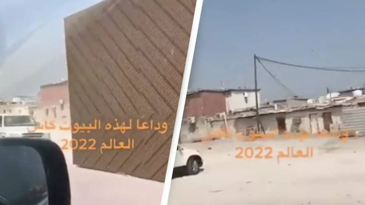 Qatar is allegedly building walls to hide poor neighbourhoods during the World Cup