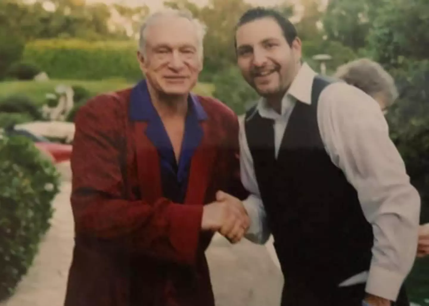 Dr. Horowitz pictured with Hugh Hefner.