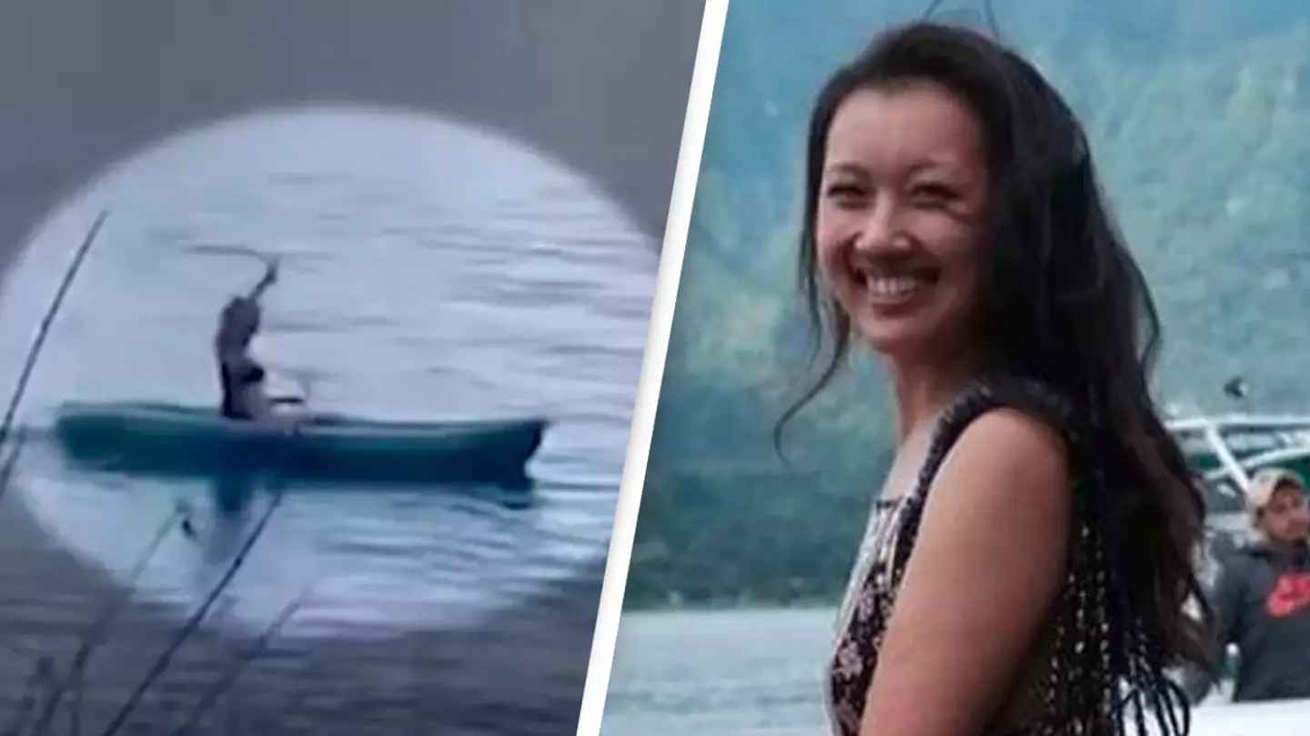 Chilling video of woman waving on lake is the last time she's seen alive after mysterious disappearance