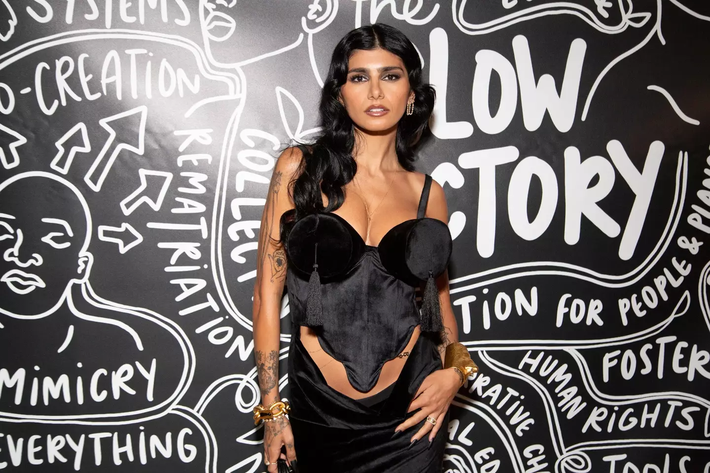 Mia Khalifa personally responded to the woman's TikTok (Santiago Felipe/Getty Images)