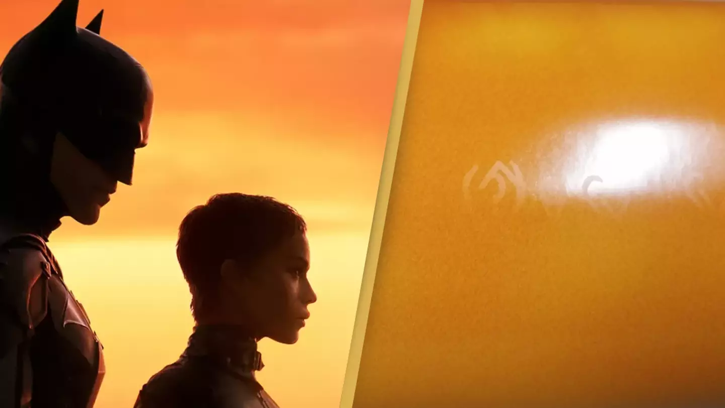 The Batman Posters Have A Secret 'Blacklight' Message From The Riddler