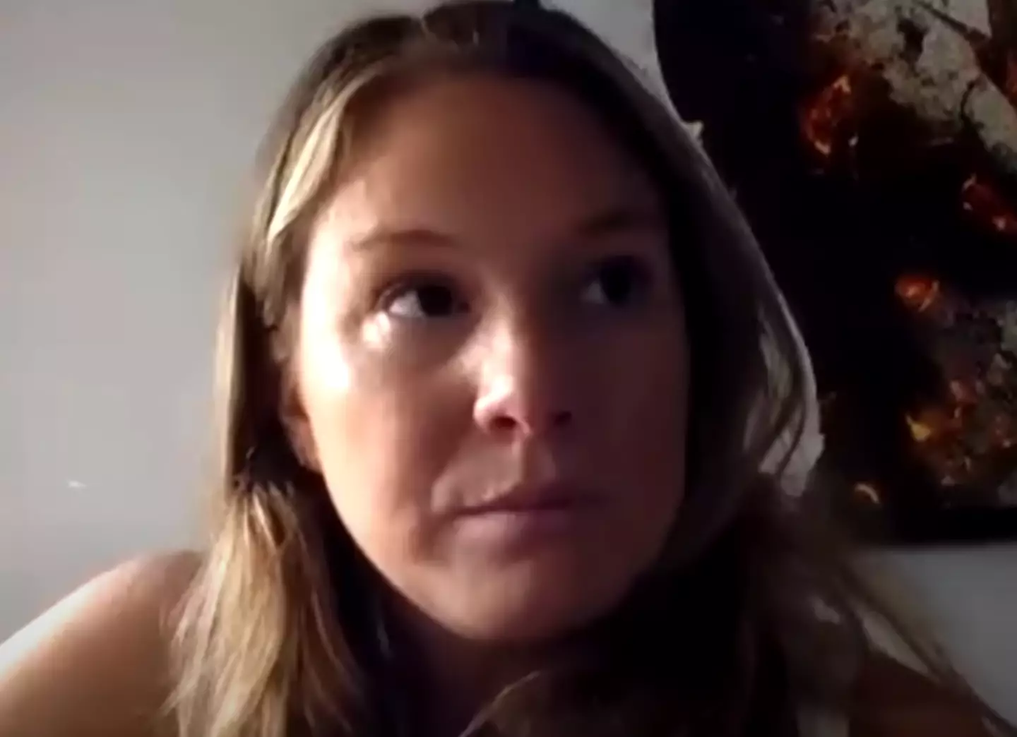 Kaitlin struggled with mental health difficulties after learning the truth. (YouTube/Inside Edition)