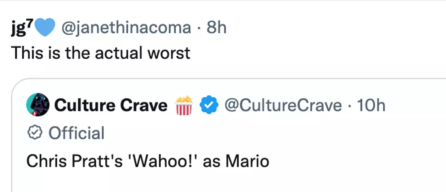 Many fans were left disappointed with Pratt's efforts.