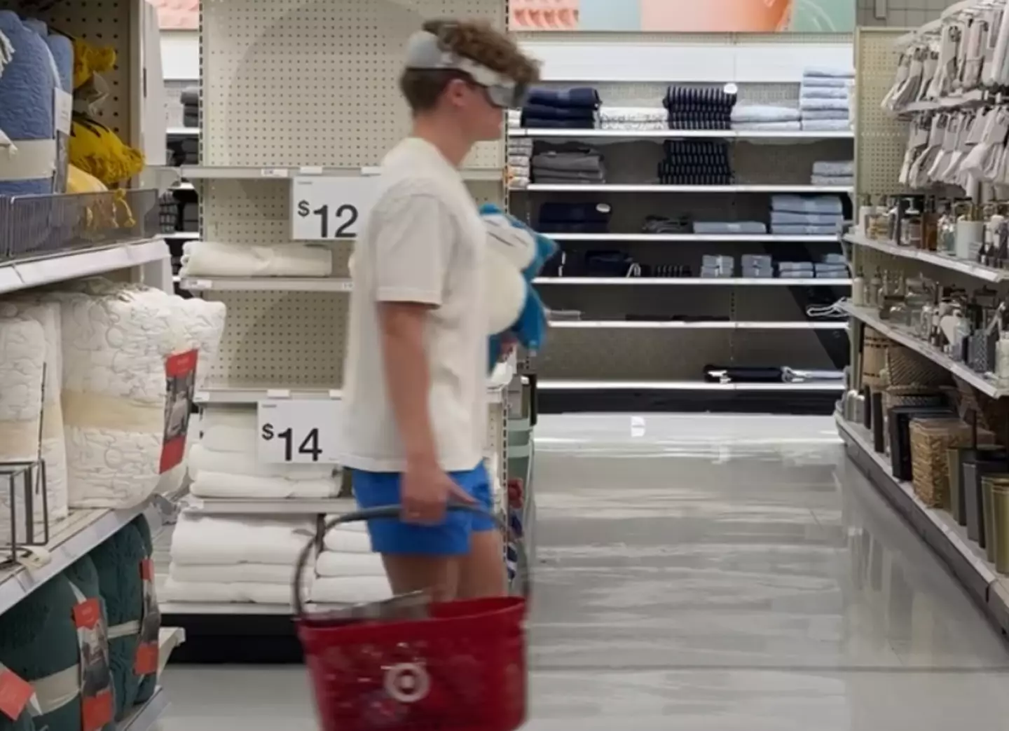 The YouTuber wore the headset everywhere for 50 hours.