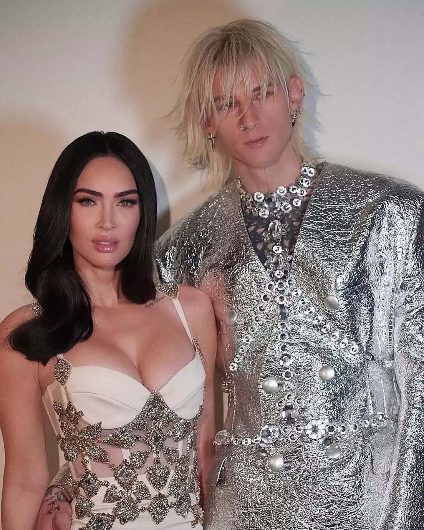 Megan Fox and Machine Gun Kelly at this year's Grammy Awards.