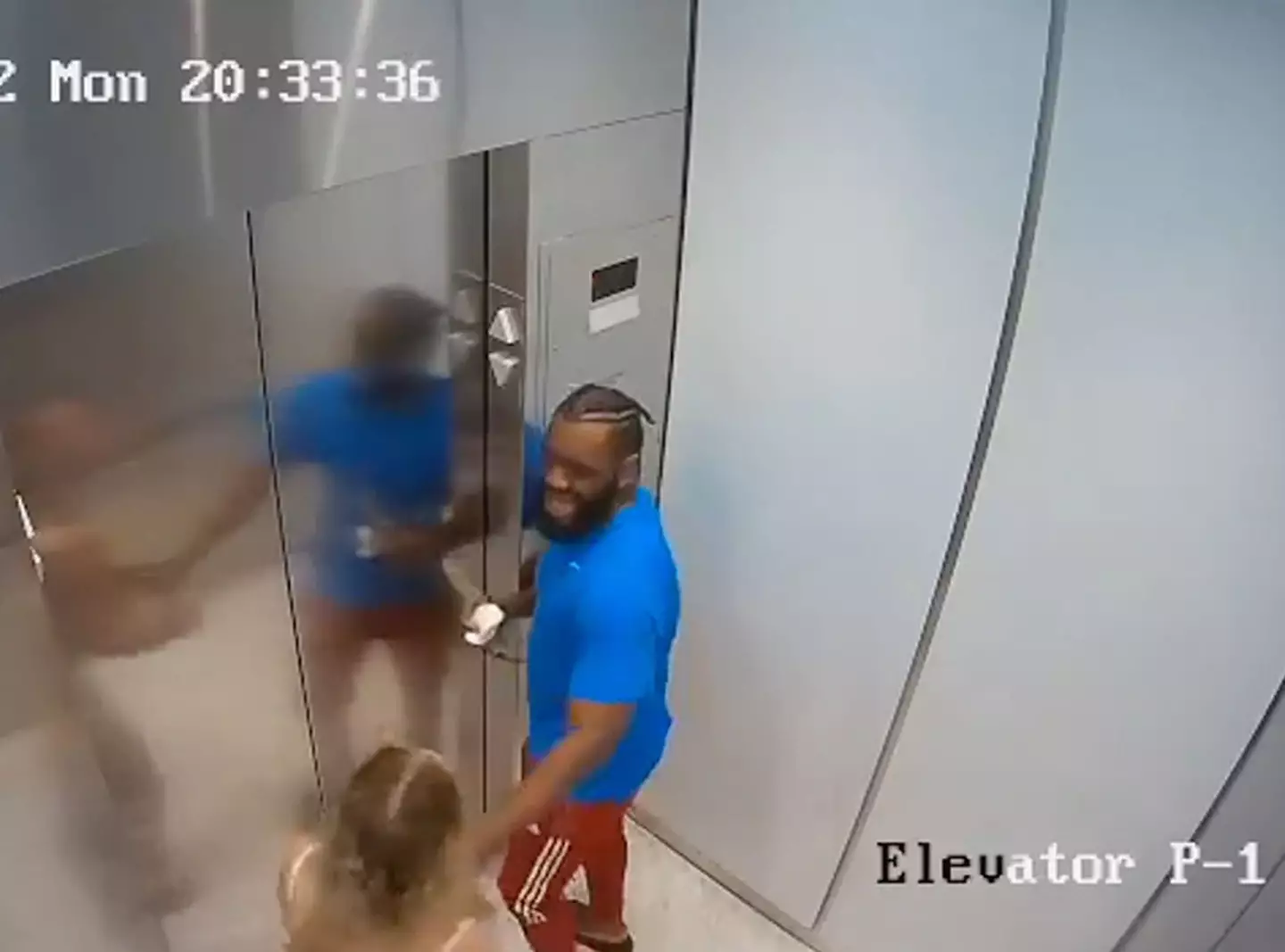 Still from the elevator video.