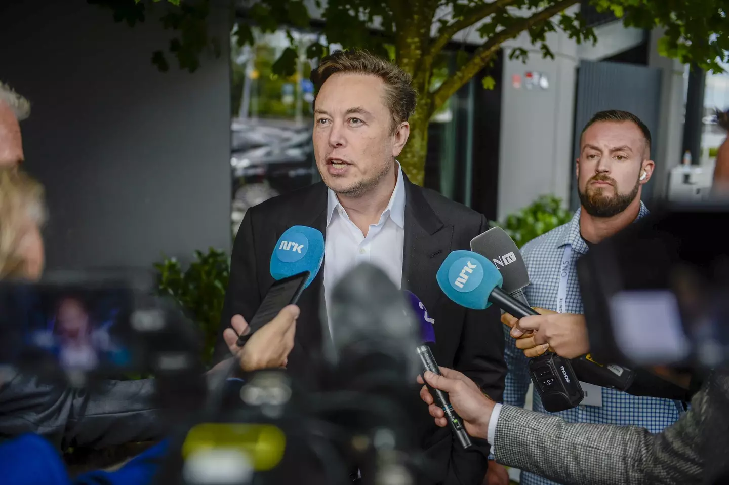 Elon Musk in Norway.