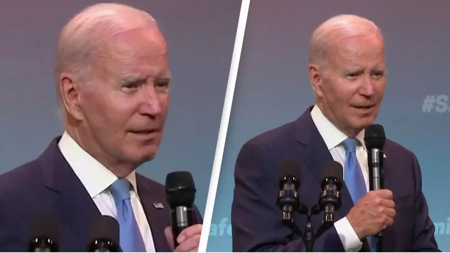 Confusion and outrage as Joe Biden closes speech saying ‘God save the Queen’