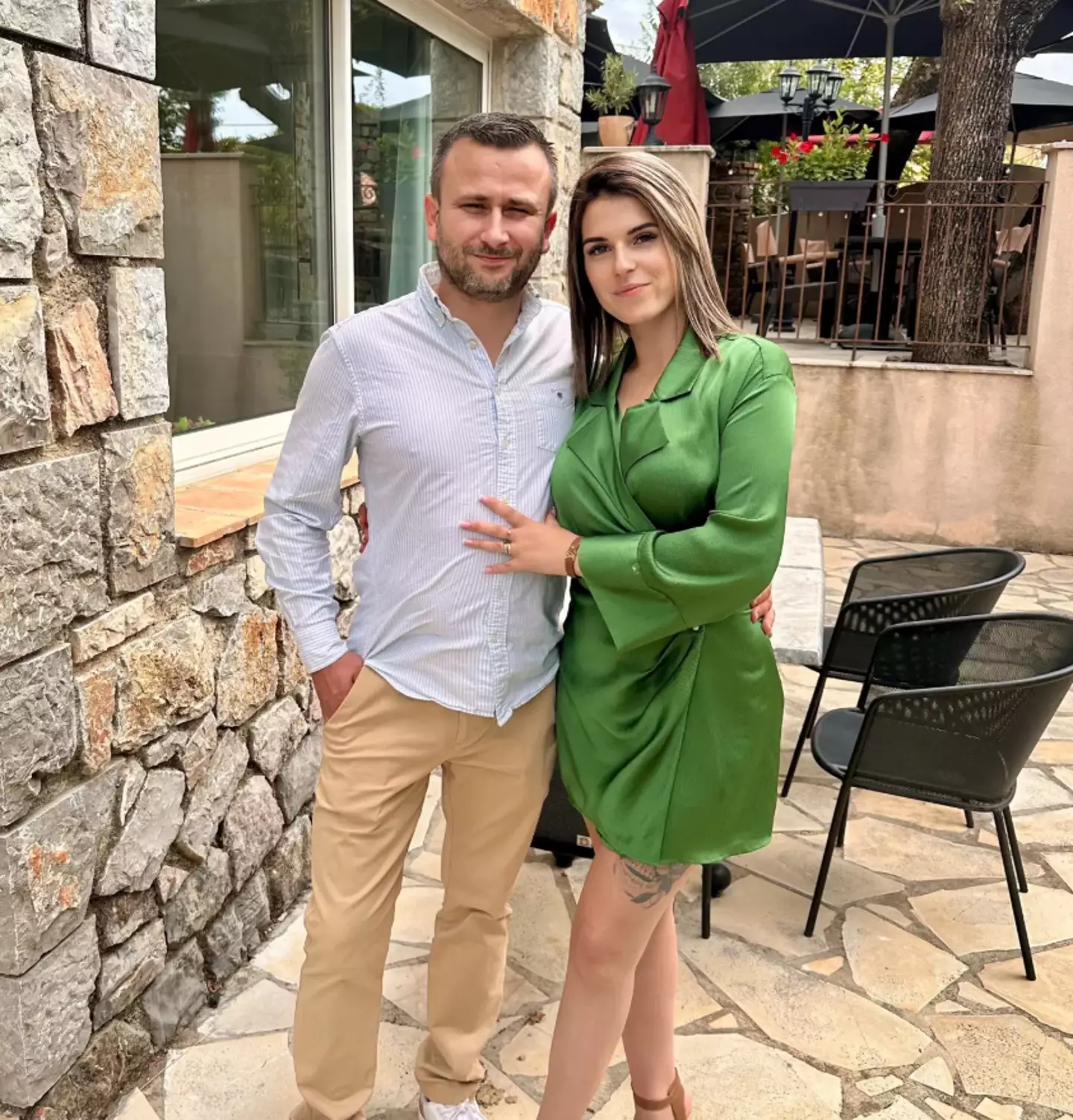 Manon has set up a GoFundMe following her husband's death (Facebook/Manon Olivon)