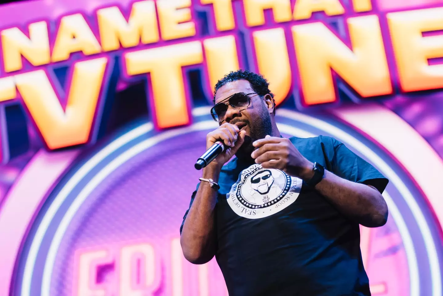 Fatman Scoop collapsed onstage on Friday. (Naomi Rahim/WireImage/Getty)