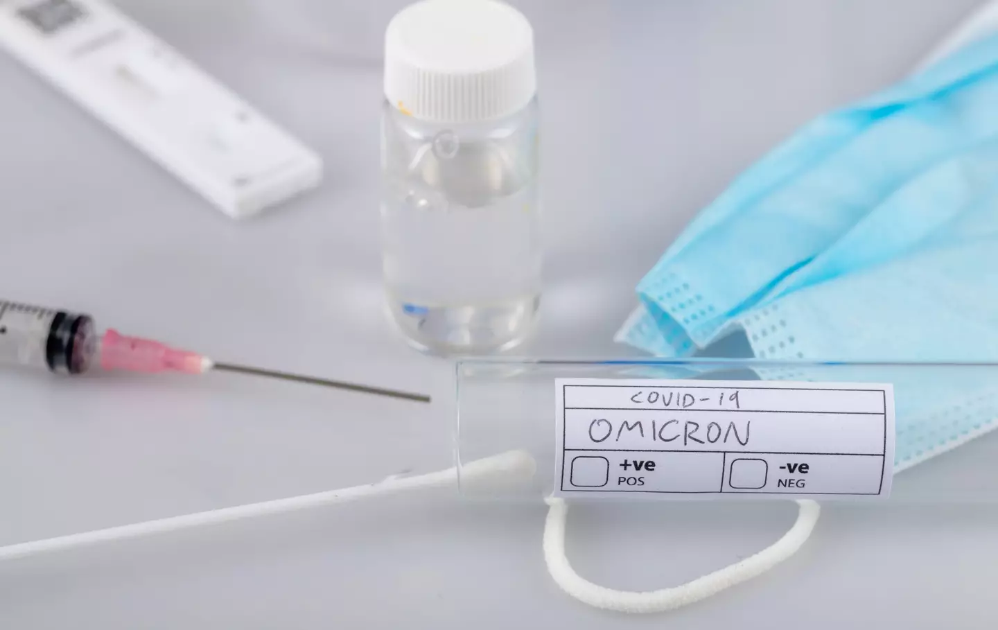 The Omicron variant is still the dominant strain in the UK (Alamy)