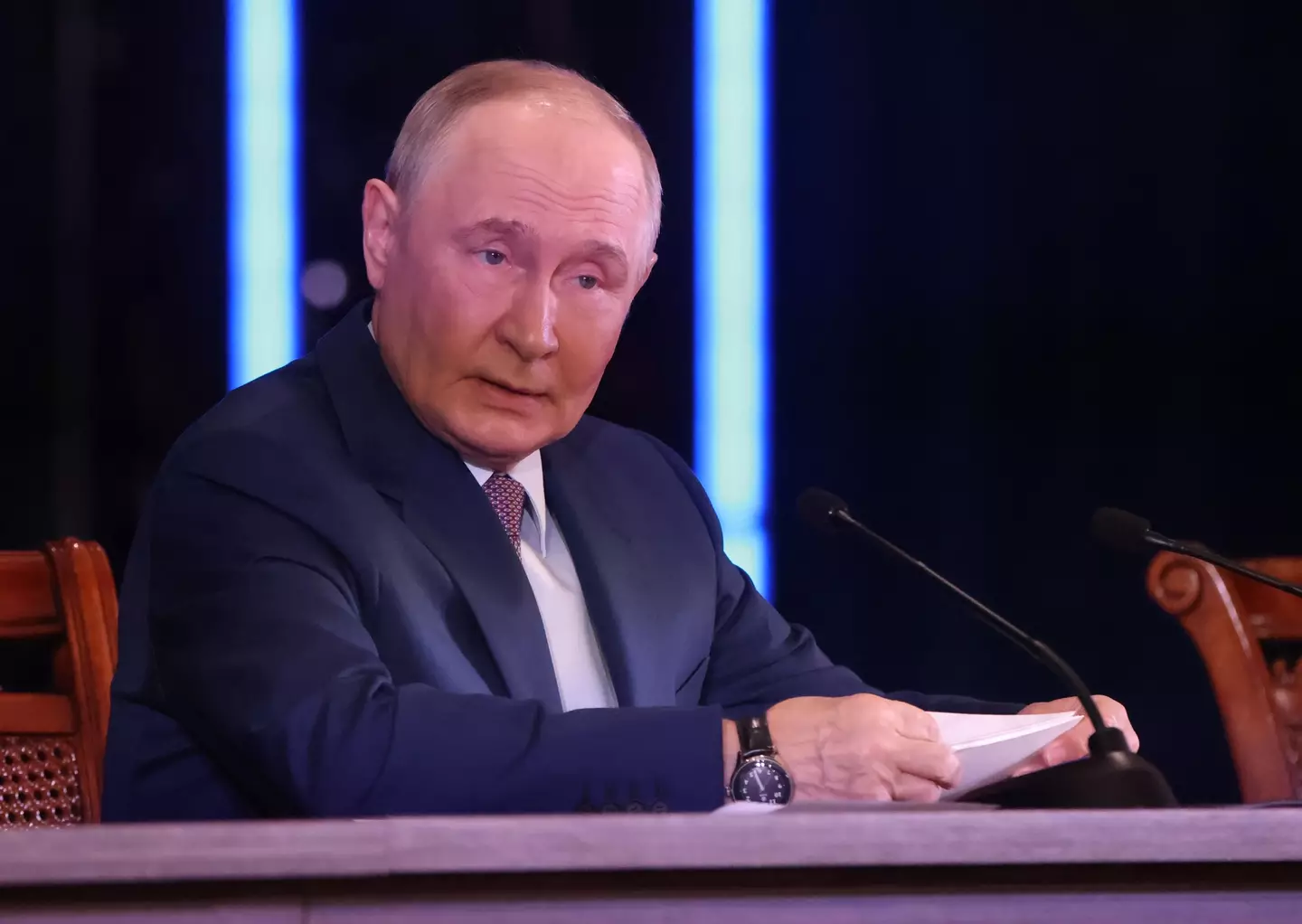 Putin outlined the missile's capabilities (Contributor/Getty Images)