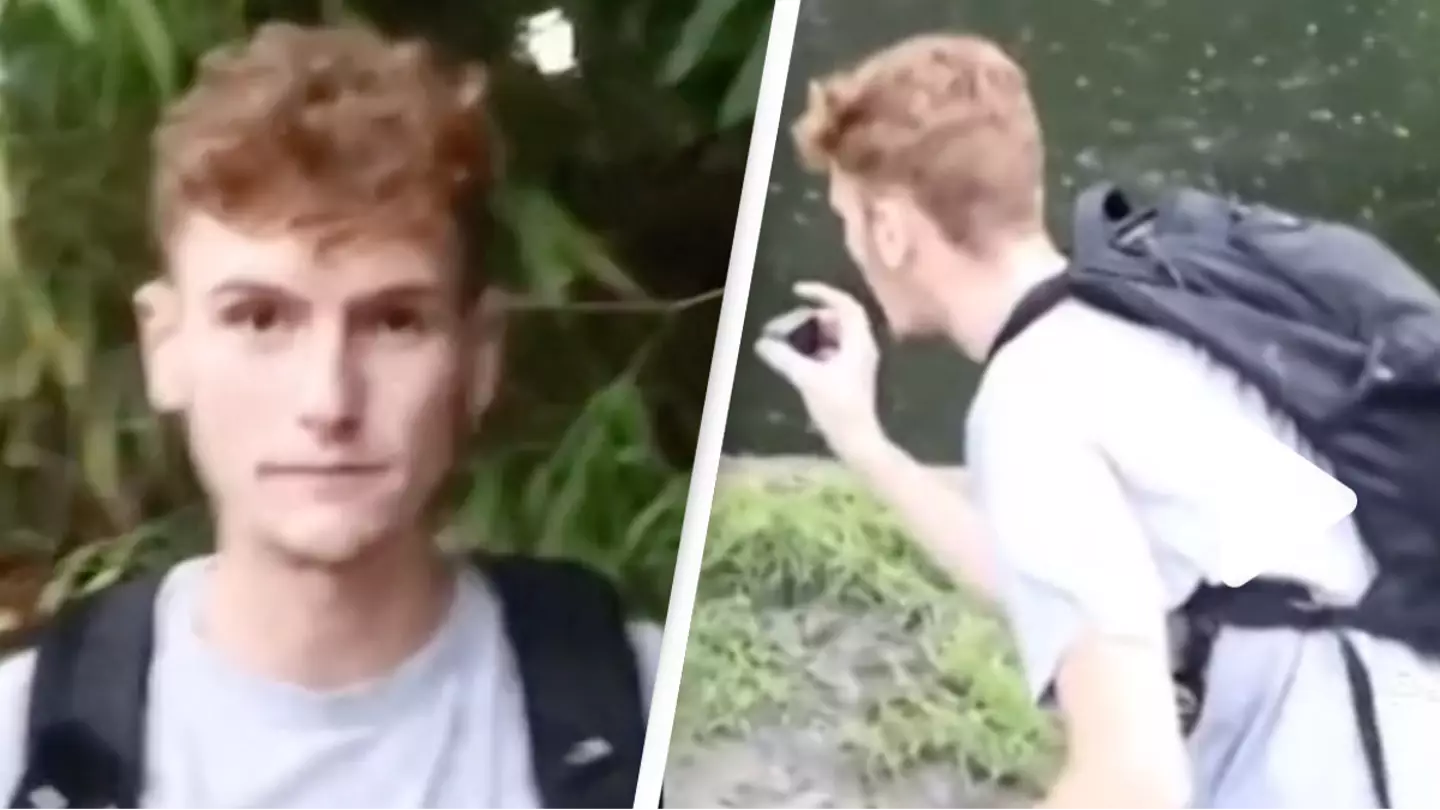 Man arrested after hopping into alligator enclosure in Florida