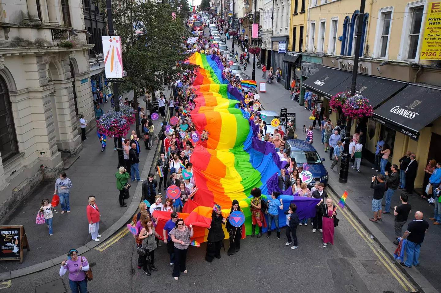 Pride Parade in Northern Ireland.