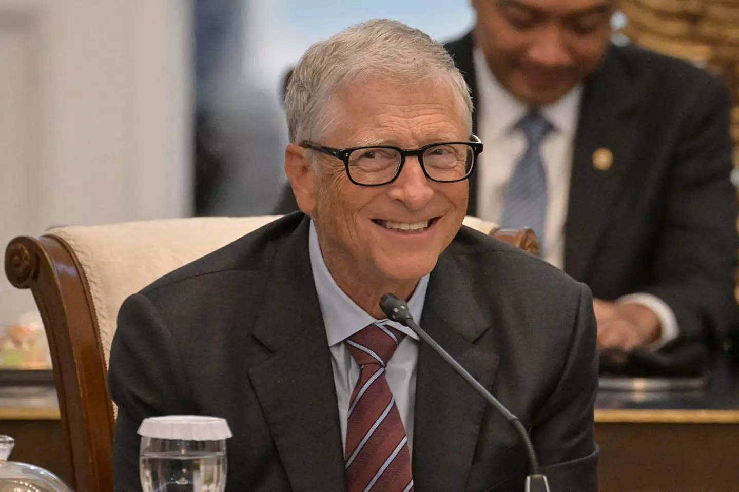 Bill Gates still has hope that some jobs will survive an AI takeover (BAY ISMOYO/AFP via Getty Images)
