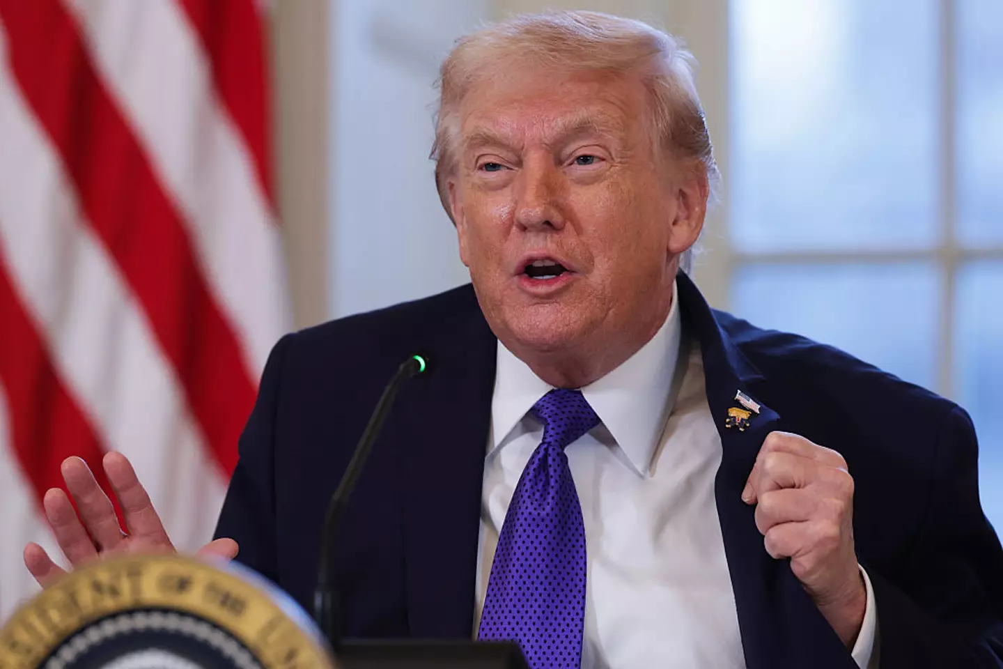 Donald Trump has reportedly asked for a 'plan' to be made (Alex Wong/Getty Images)