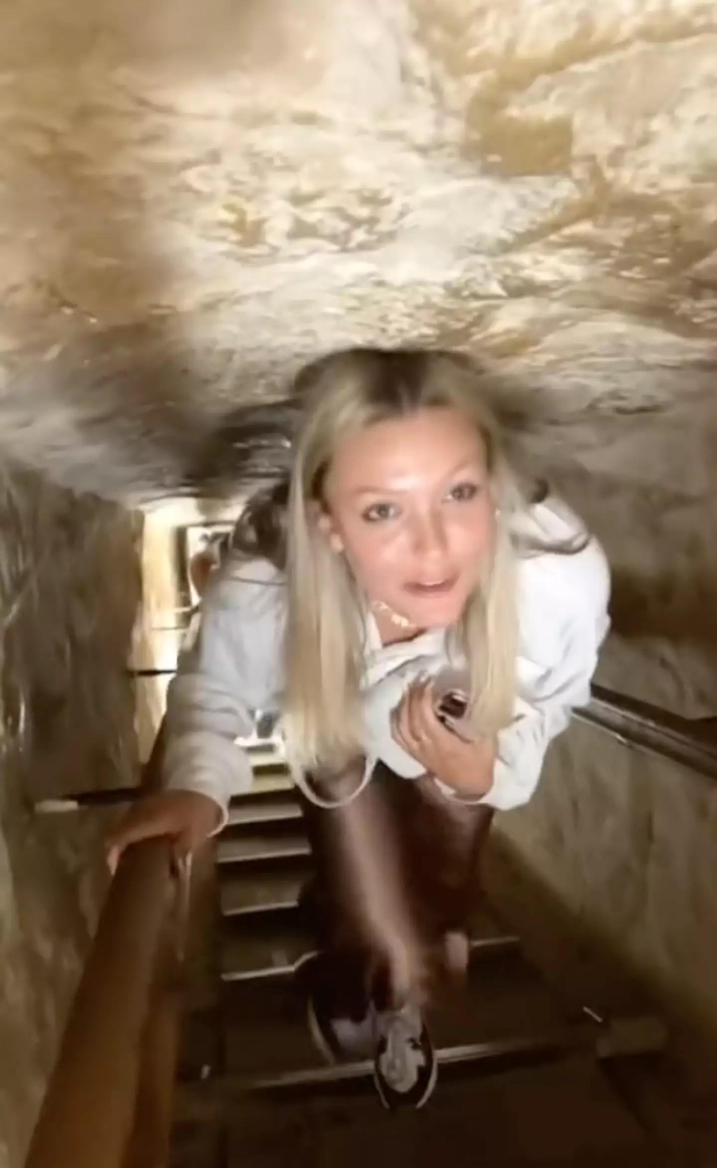 The TikToker described it as being like 'an obstacle course'.