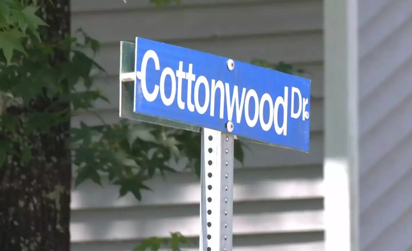 The incident took place on Cottonwood Drive in Summersville (KTLA 5)