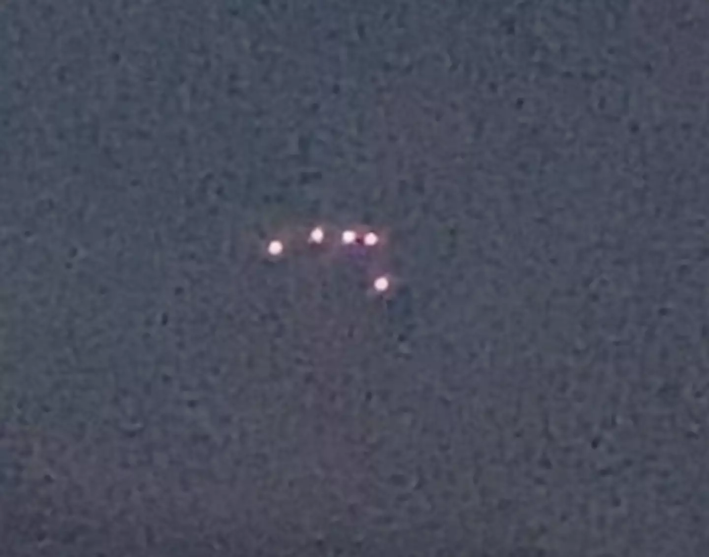 The UFO hovered over the base for 10 minutes.