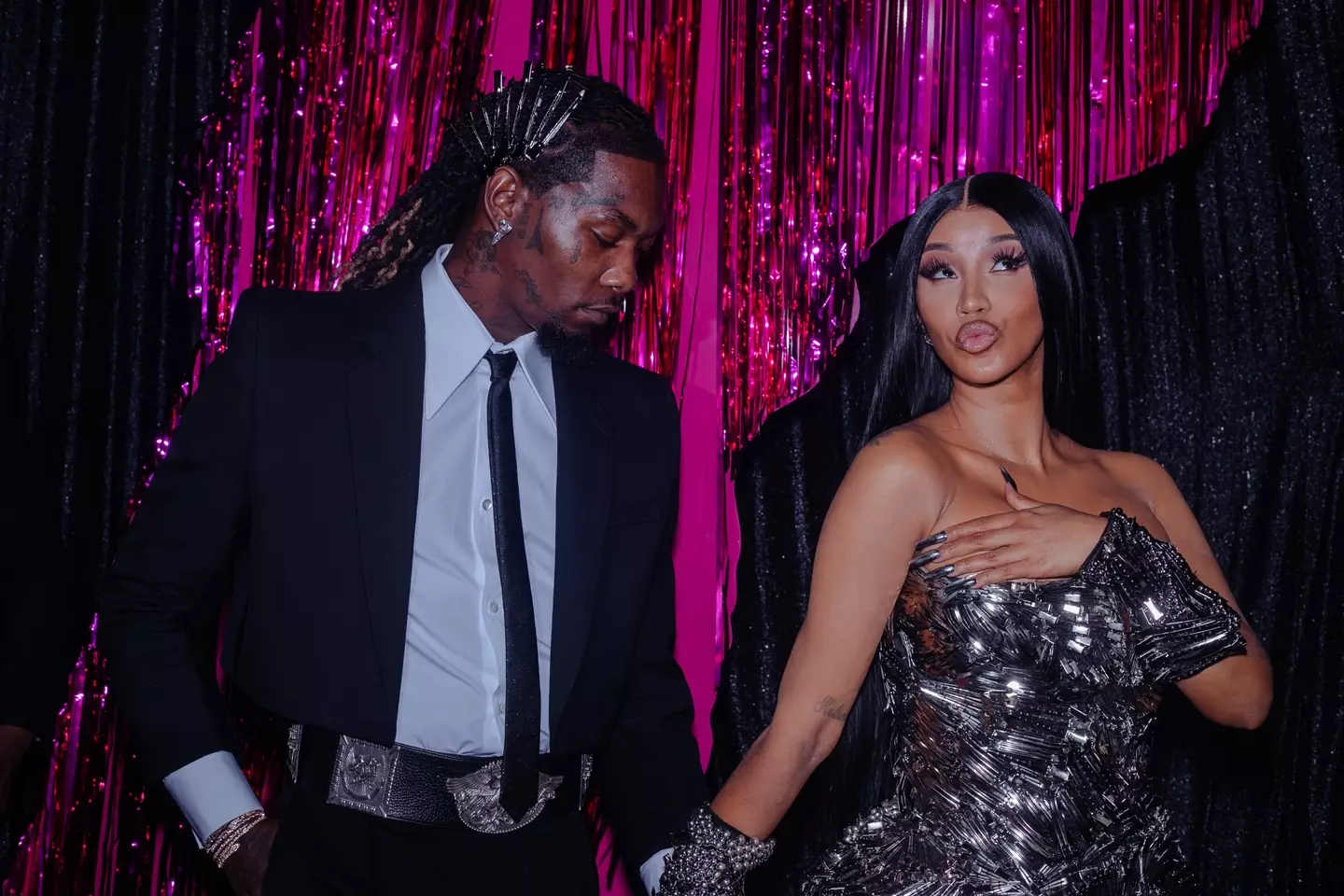 Cardi B and Offset share three children together Kulture, Wave and Blossom(Catherine Powell/Getty Images for MTV)