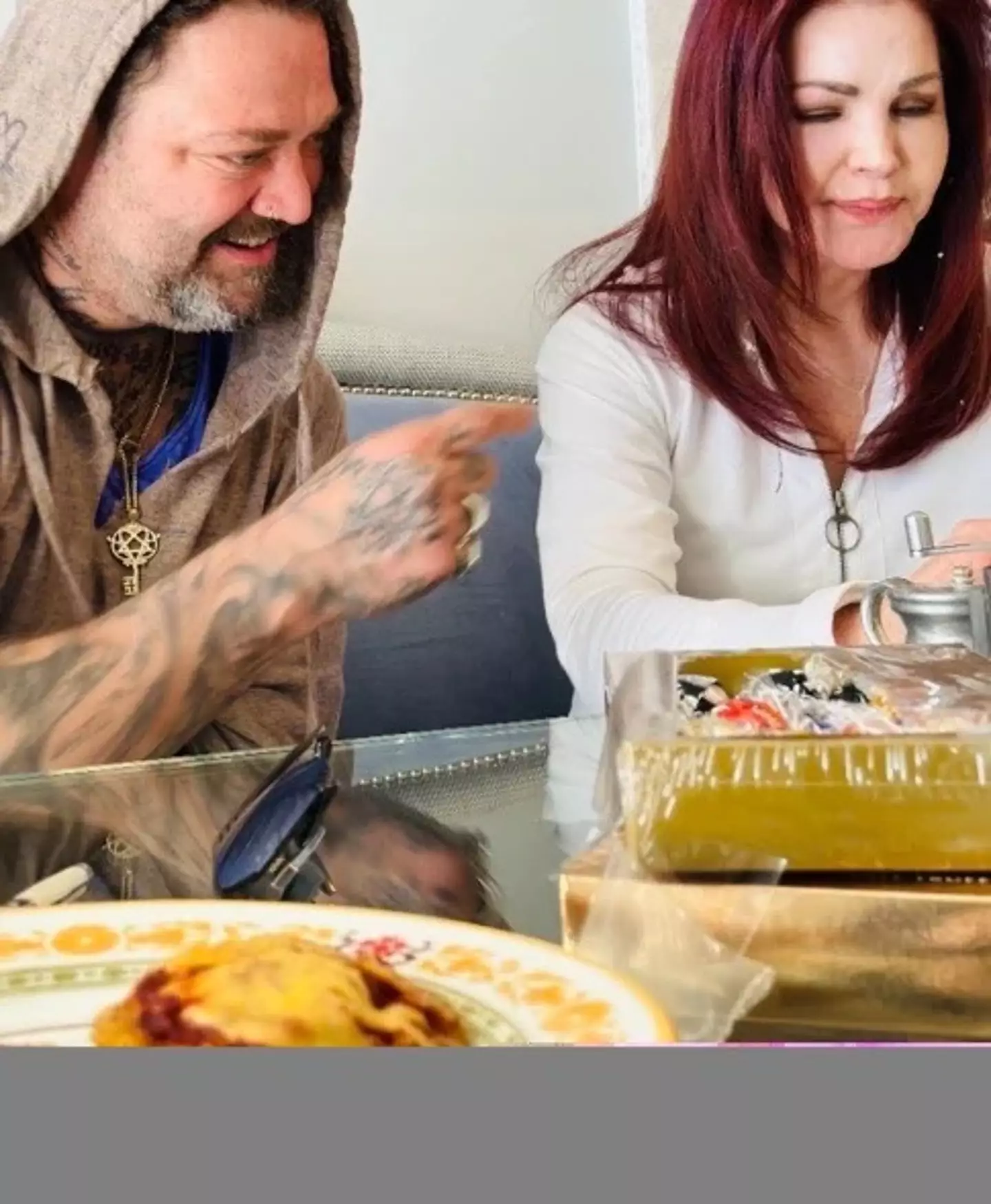 Priscilla Presley has hit out at Bam Margera's 'dishonest' interpretation of their recent get-together.