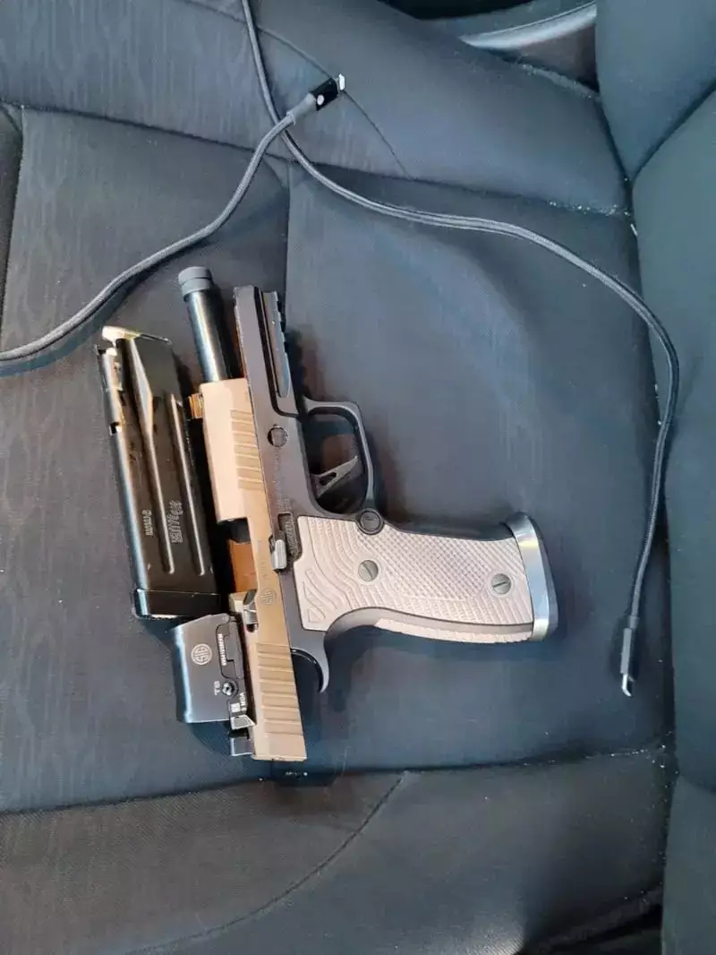 The gun which belonged to Pretti (Department of Homeland Security)