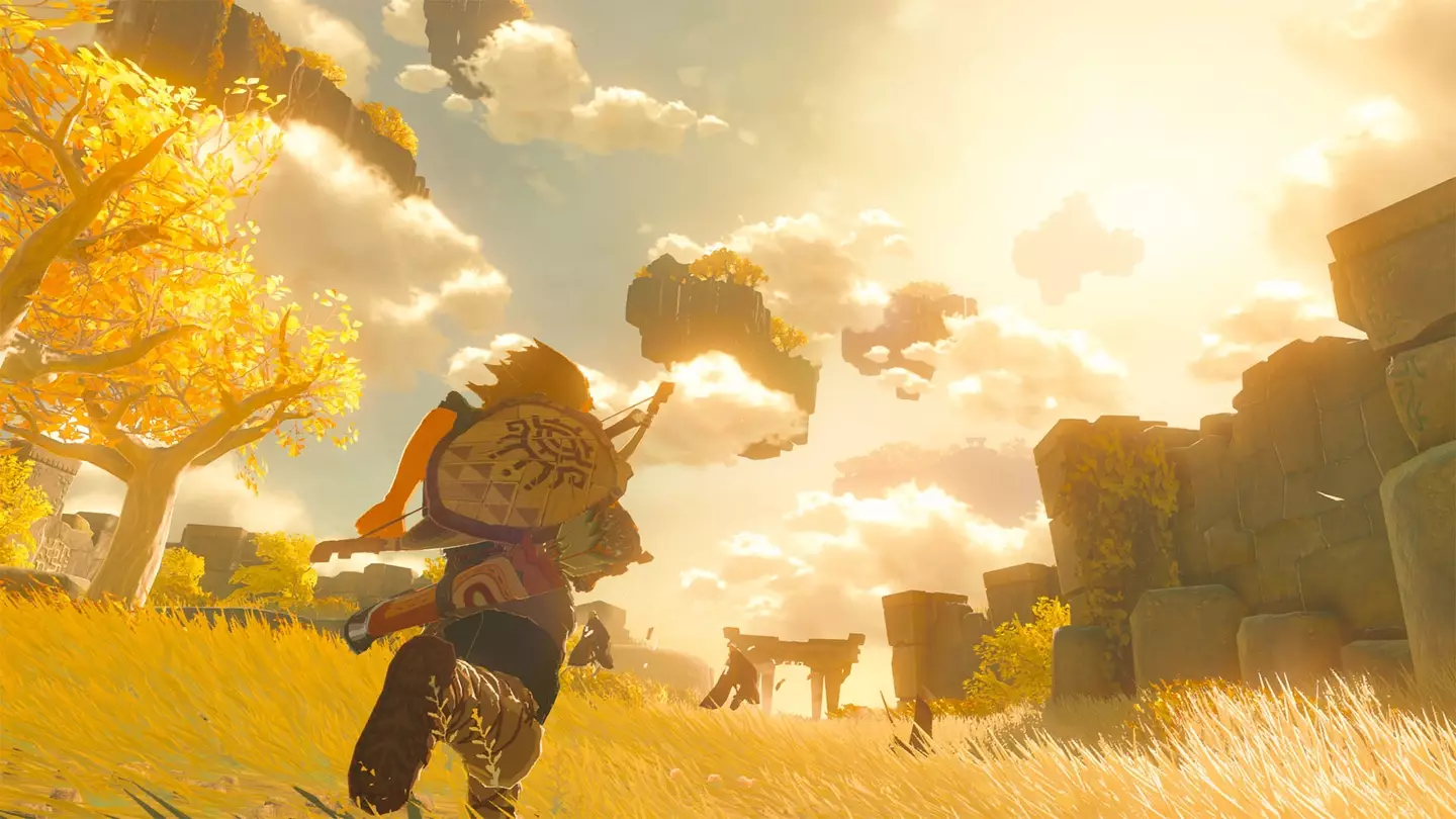 Gameplay from The Legend of Zelda: Tears of the Kingdom.