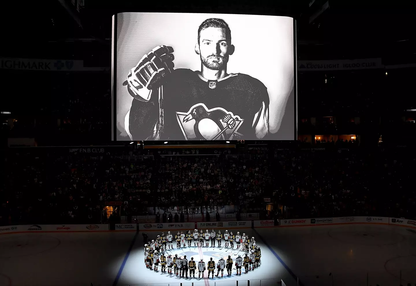 Johnson's death came as a shock to the ice hockey community. (Joe Sargent/NHLI via Getty Images)