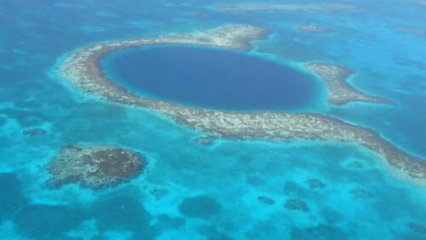 The Great Blue Hole shows the devastating impact of climate change (UNESCO)