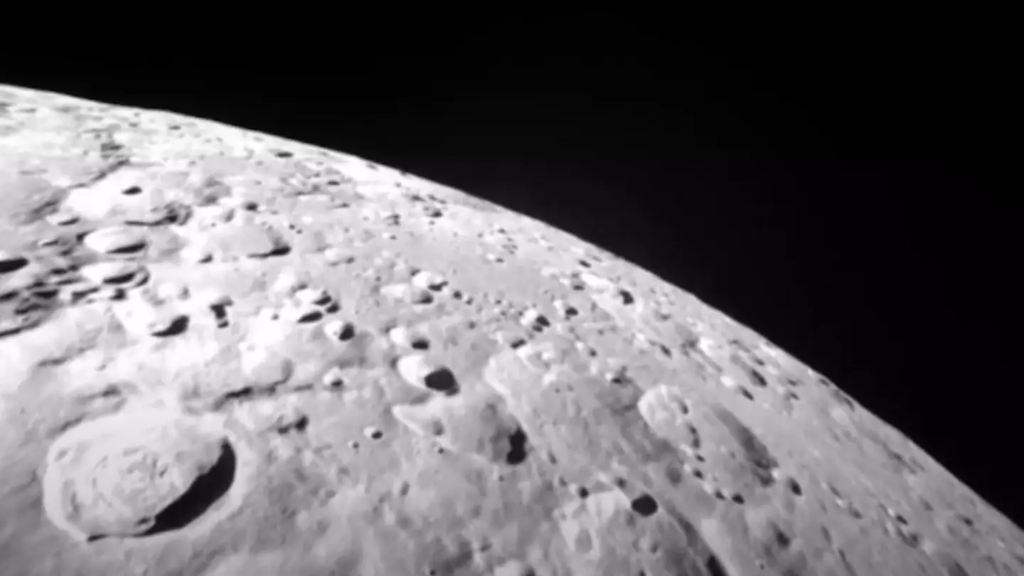 Private spacecraft on important mission sends back rare footage of the far side of the Moon