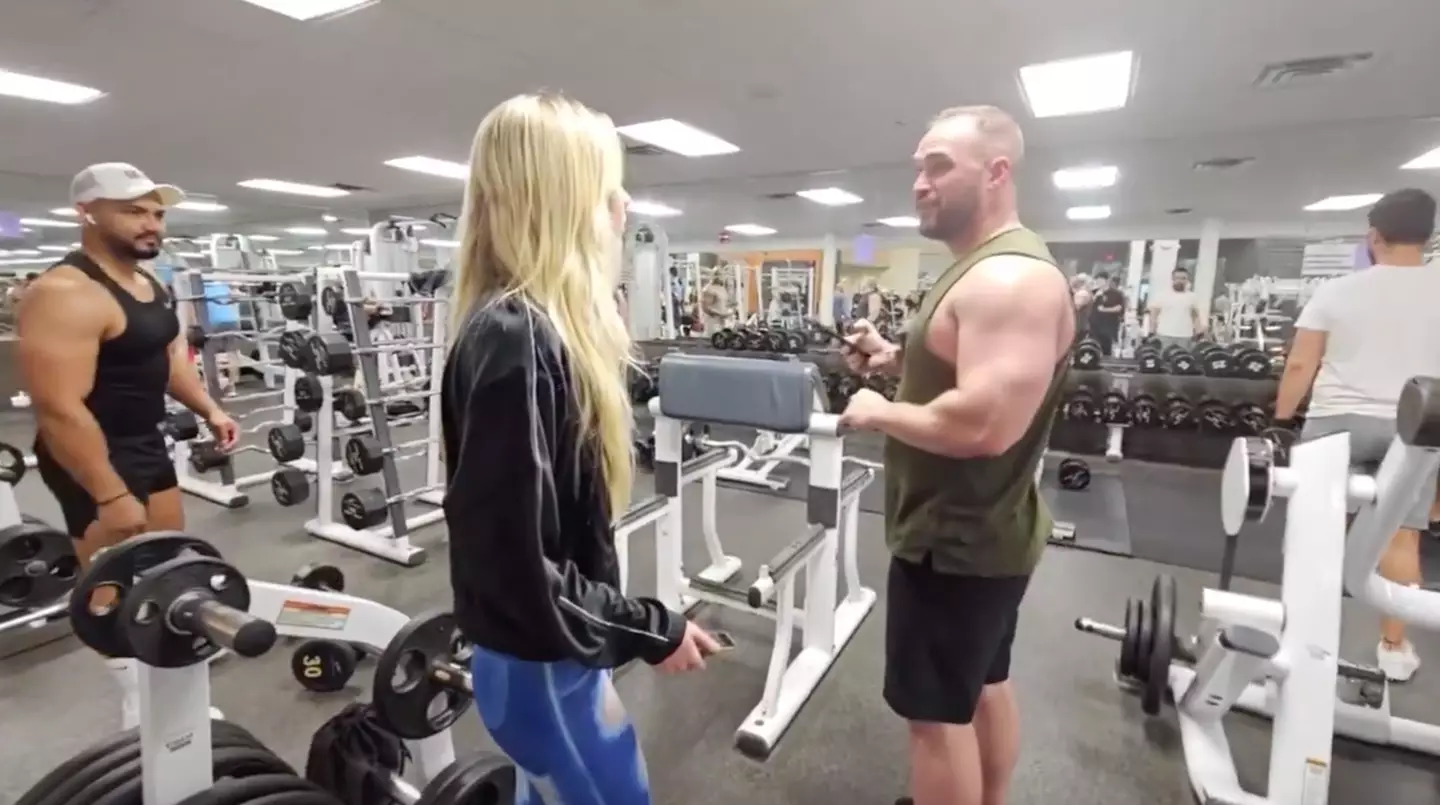 The streamer faced backlash when she attempted to shame a man that called her out for wearing body paint to the gym.