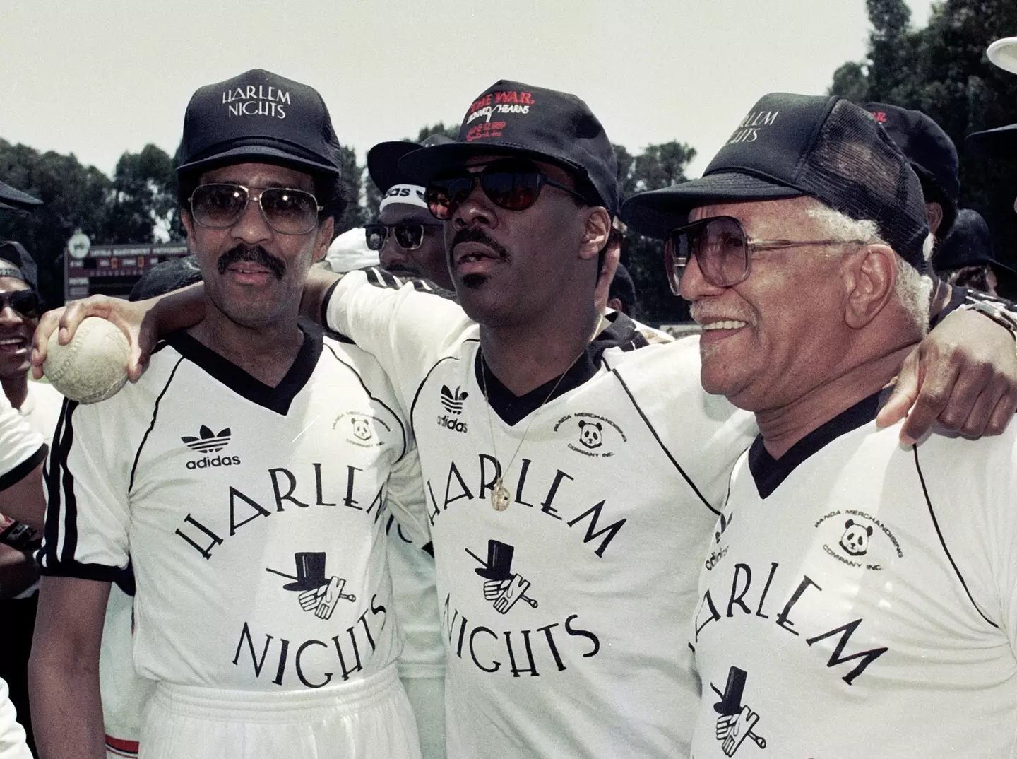 Eddie Murphy pictured with Richard Pryor and Redd Foxx.