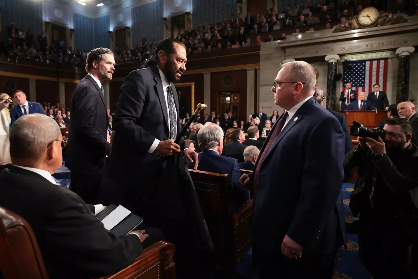 Al Green was removed from Congress (Win McNamee/Getty Images)