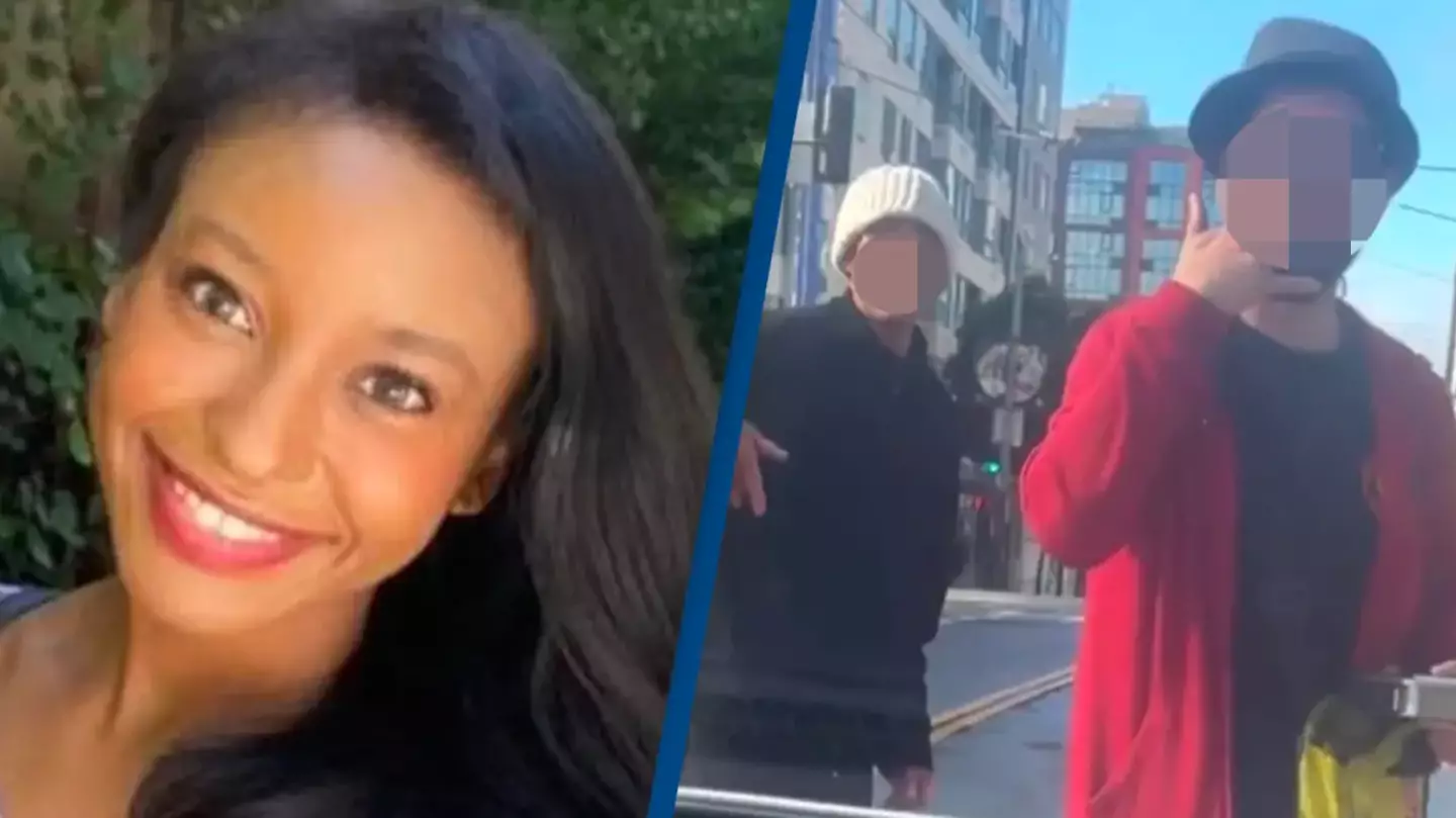 Woman's driverless taxi blocked by men demanding her number in 'terrifying' experience