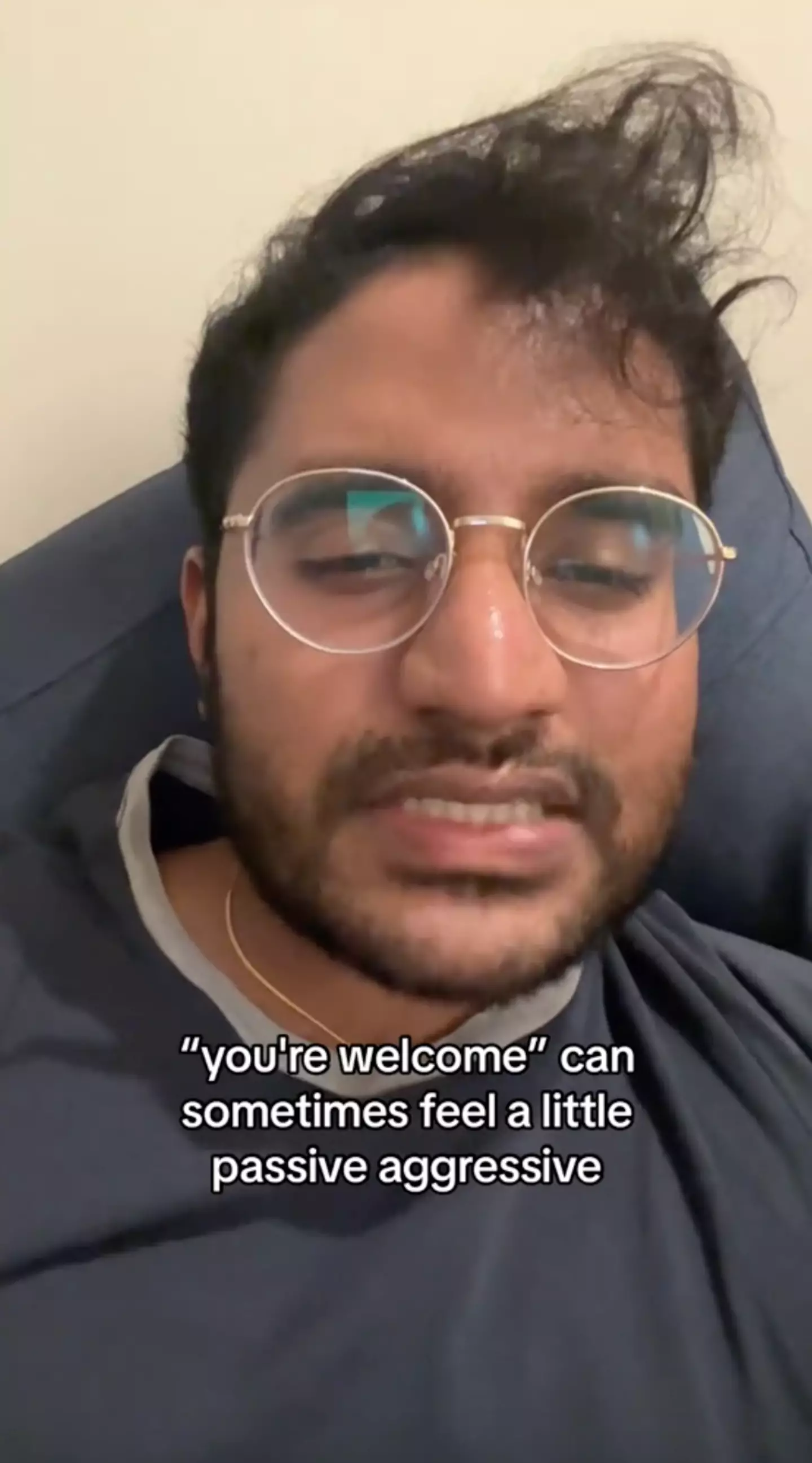 One TikTok explained how 'you're welcome' can come off as 'rude' or even 'passive-aggressive'.