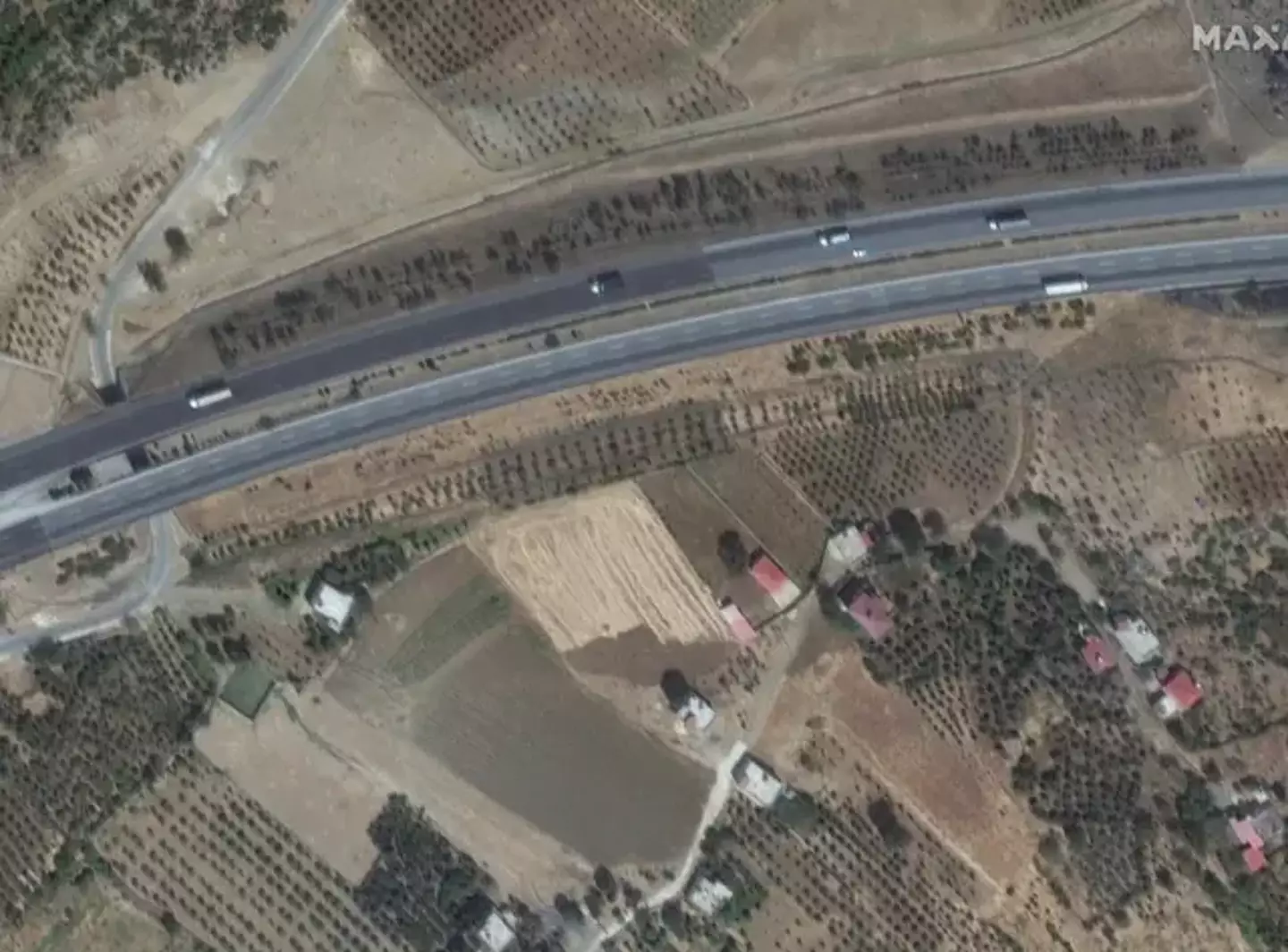 The site of the fault line before the earthquake (6 September 2019).