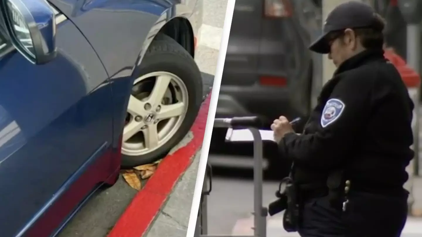 Couple Get Parking Ticket After Curb Repainted Around Parked Car