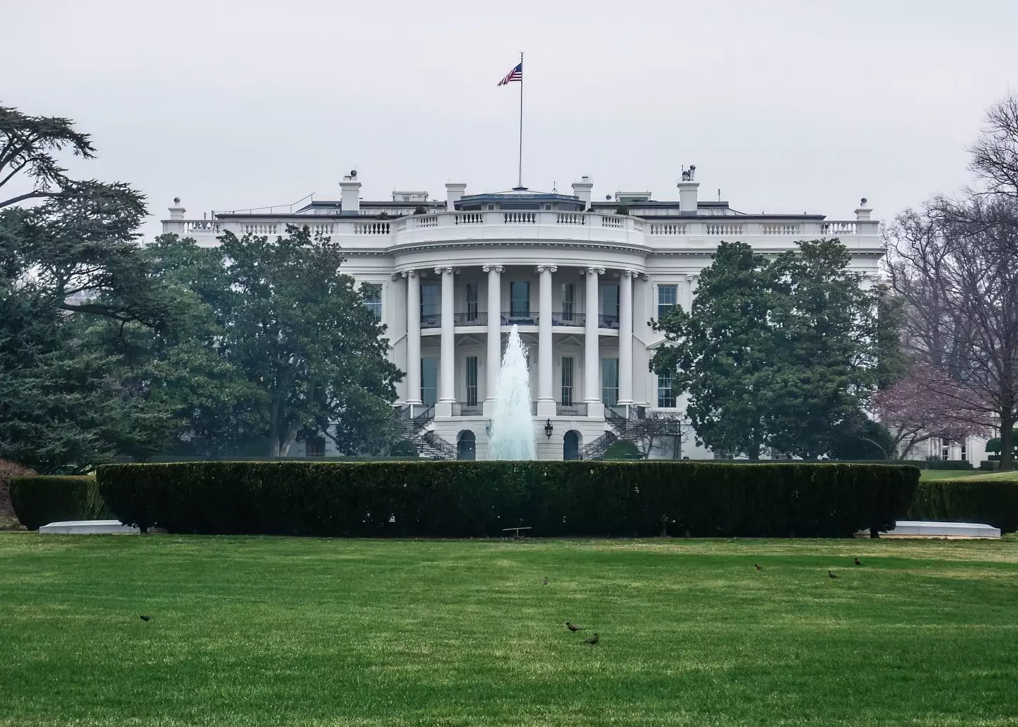 Emergency crews rushed to The White House.