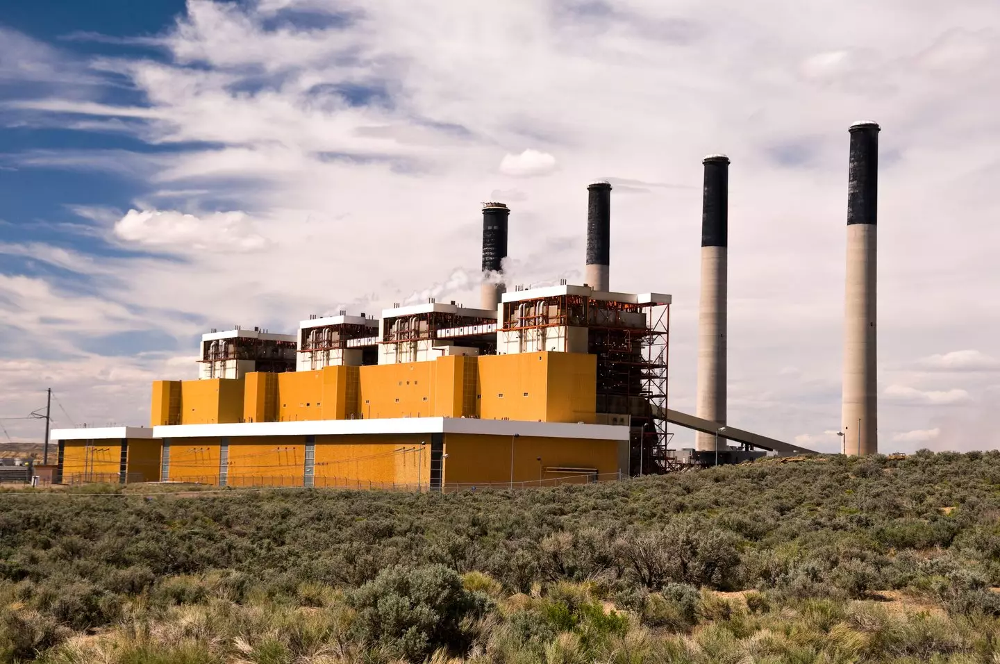 The Jim Bridger power station in Wyoming (Getty)