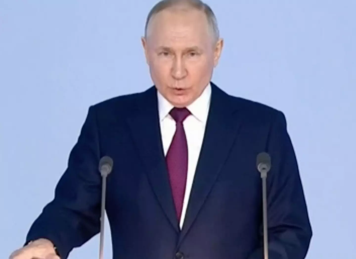 Vladimir Putin says the West supports pedophilia.