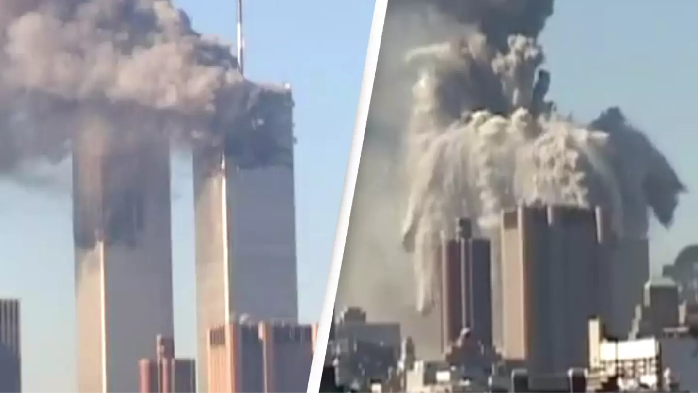 Man releases new footage of 9/11 after 23 years revealing unseen angle of Twin Towers collapse