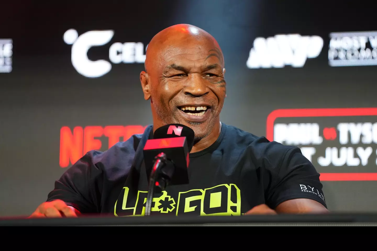Mike Tyson suffered an ulcer flare up (Cooper Neill/Getty Images for Netflix)