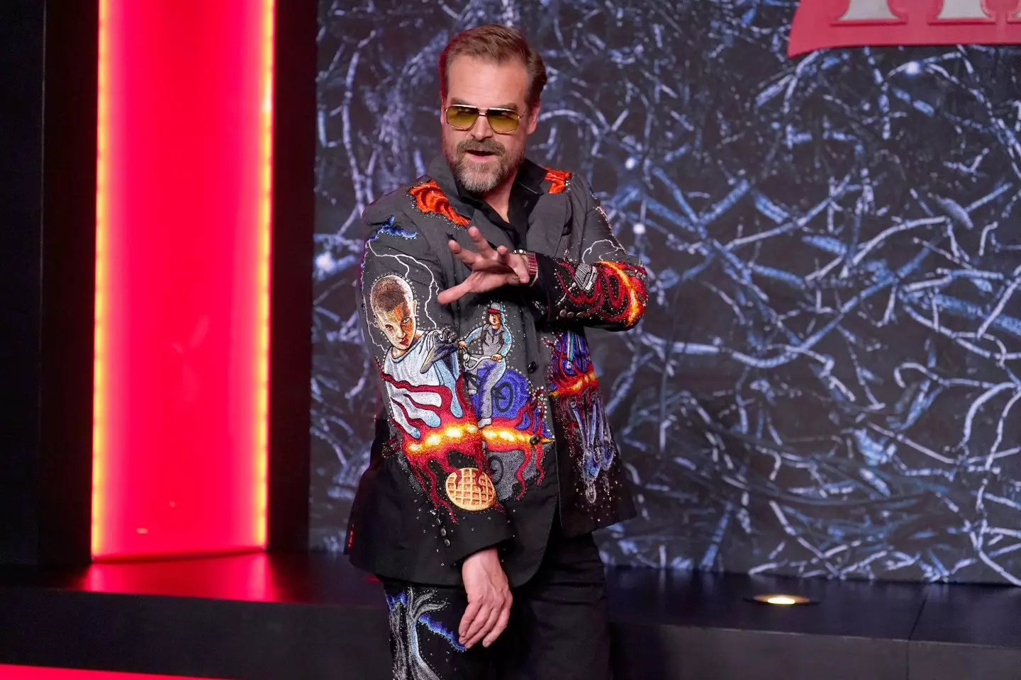 Harbour at the Stranger Things 4 premiere in New York.